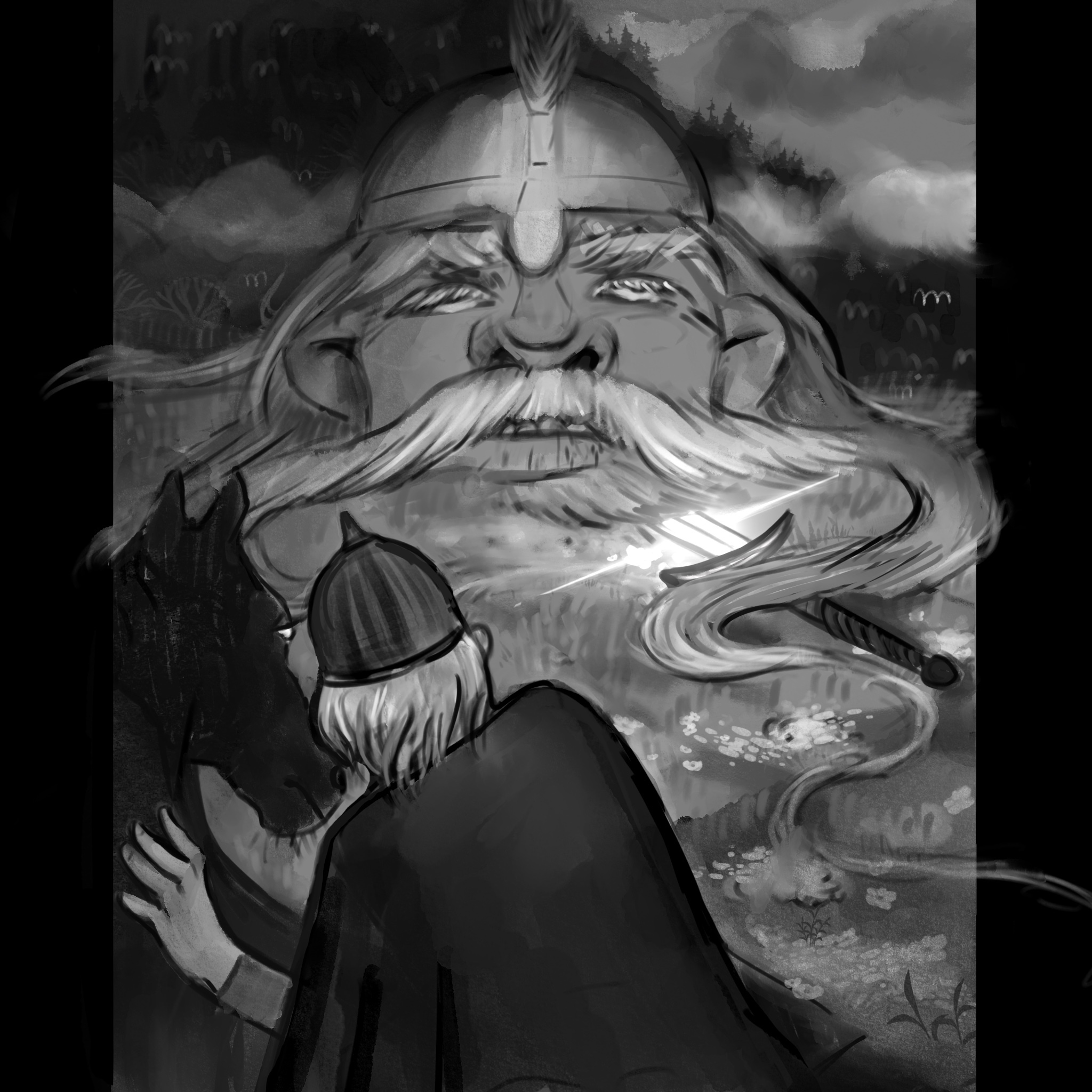 «Руслан и Людмила» к эпизоду с говорящей головой