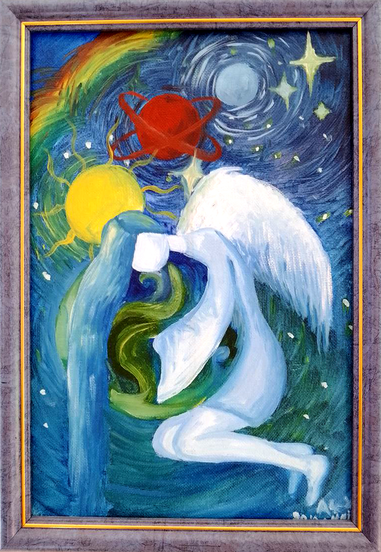 Ангел, х/м, 2016 г.