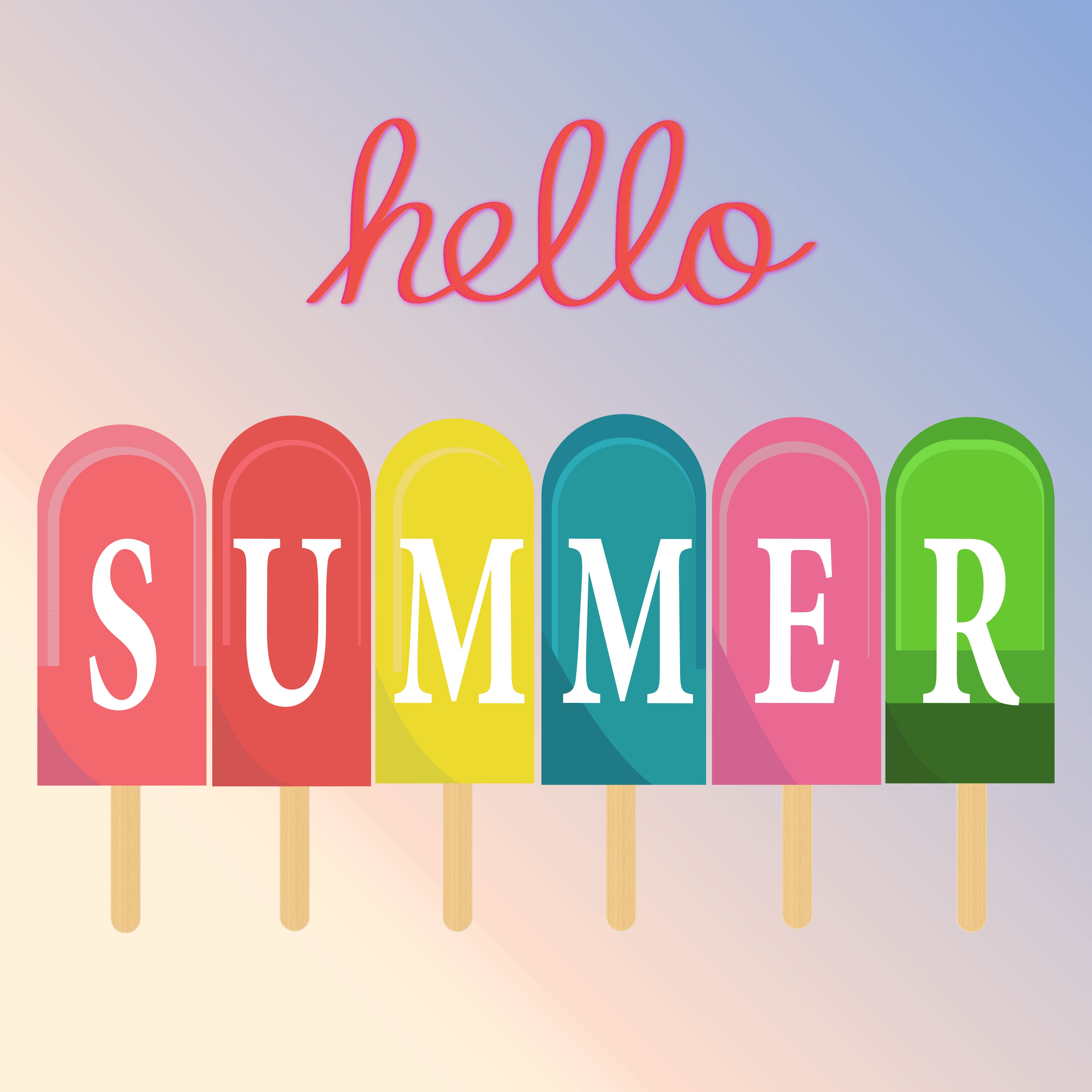 Яркое иороженое.