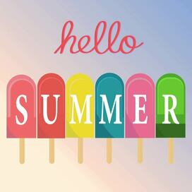 Яркое иороженое.