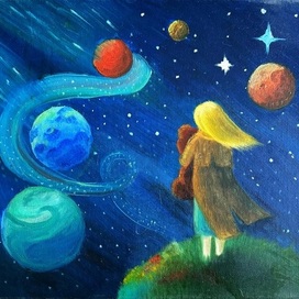 Одиночество, х/м, 2019 г.