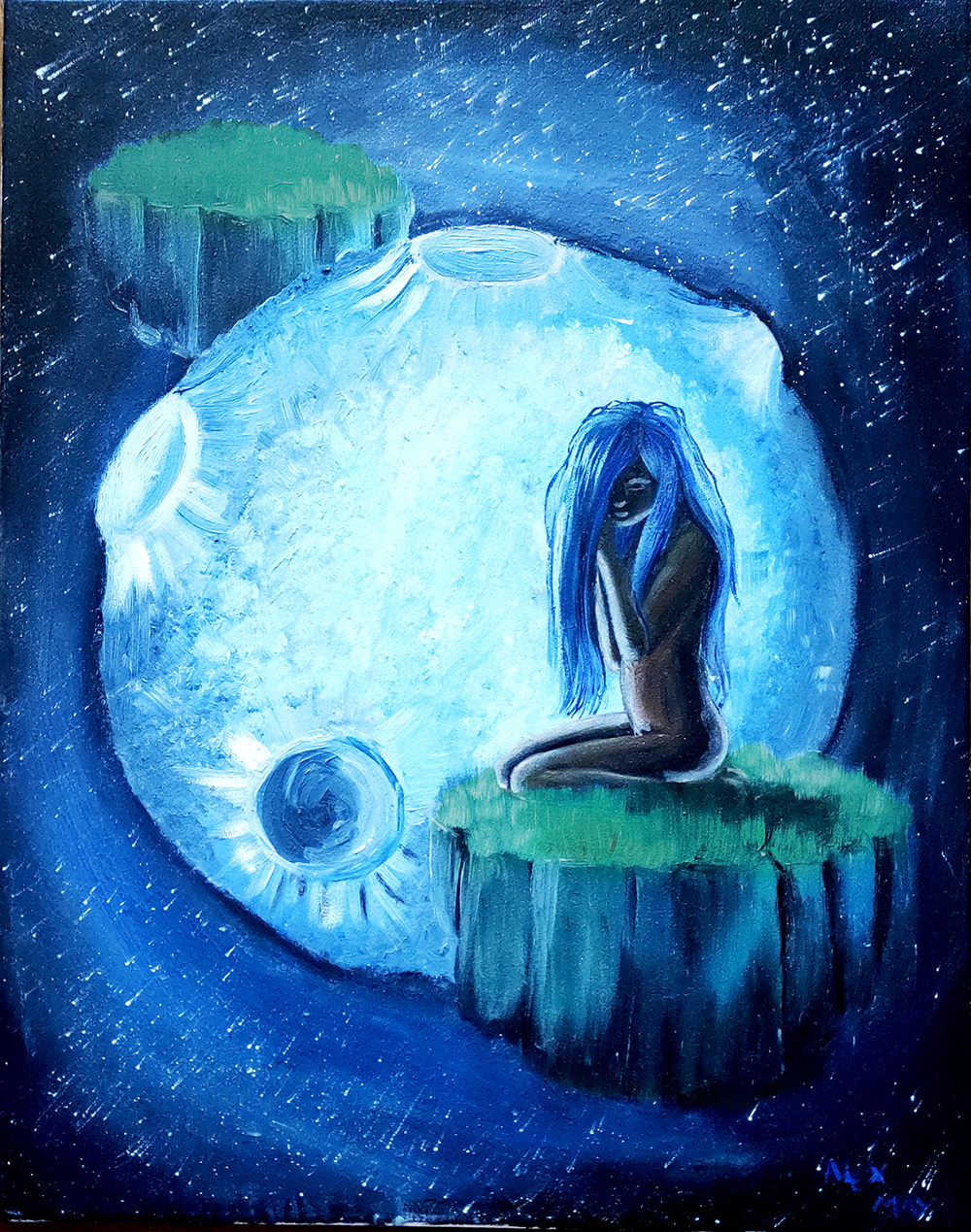 Астрал, х/м, 2021 г.