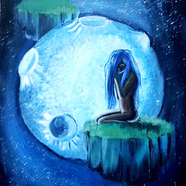 Астрал, х/м, 2021 г.