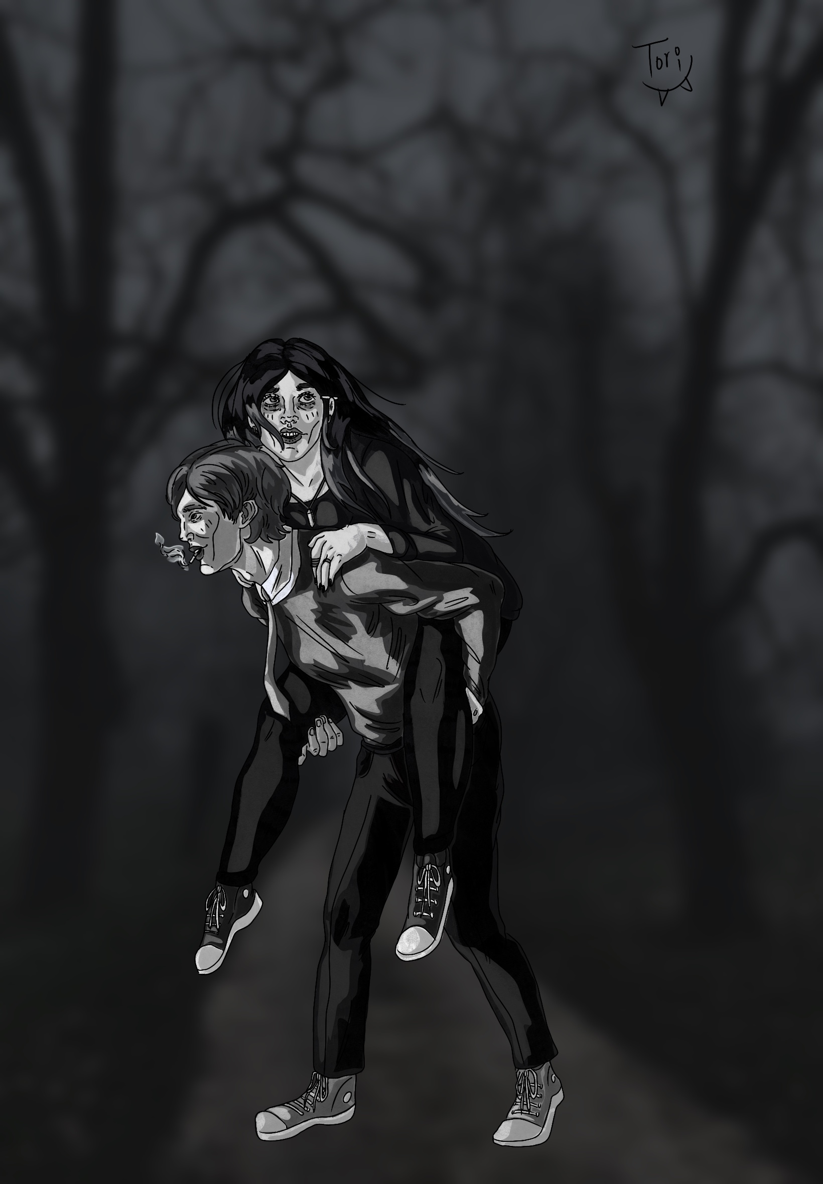 Инктобер2025 9.Тяжелый