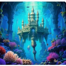 Замок под водой. 