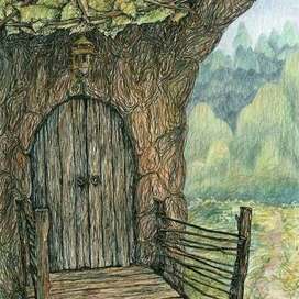 Иллюстрация к сказке "Умный Грач"