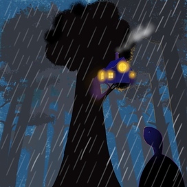 Иллюстрация к произведению С.Сахарнова «Леопард и черепаха»