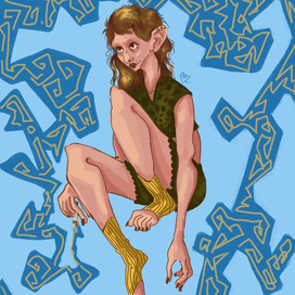 Девушка в дыму