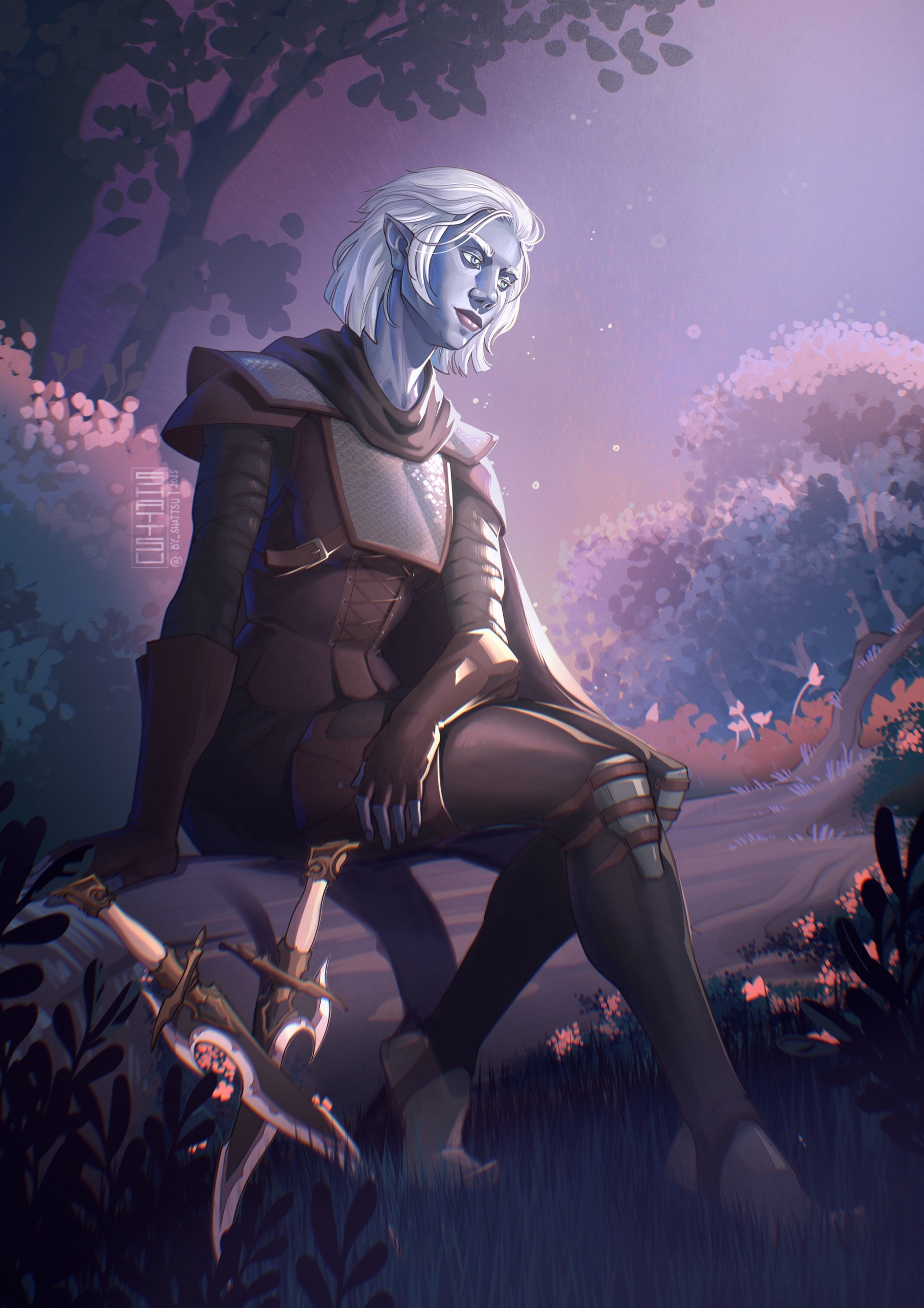 Иллюстрация. Персонаж по фентези вселенной.