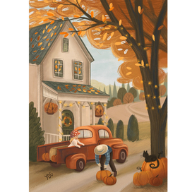 Уютные иллюстрации | Осенний урожай