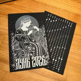 открытки/шелкография с моим дизайном 