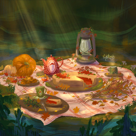 Лесной пикник