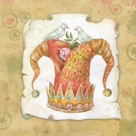 "Колпак и корона" форзац