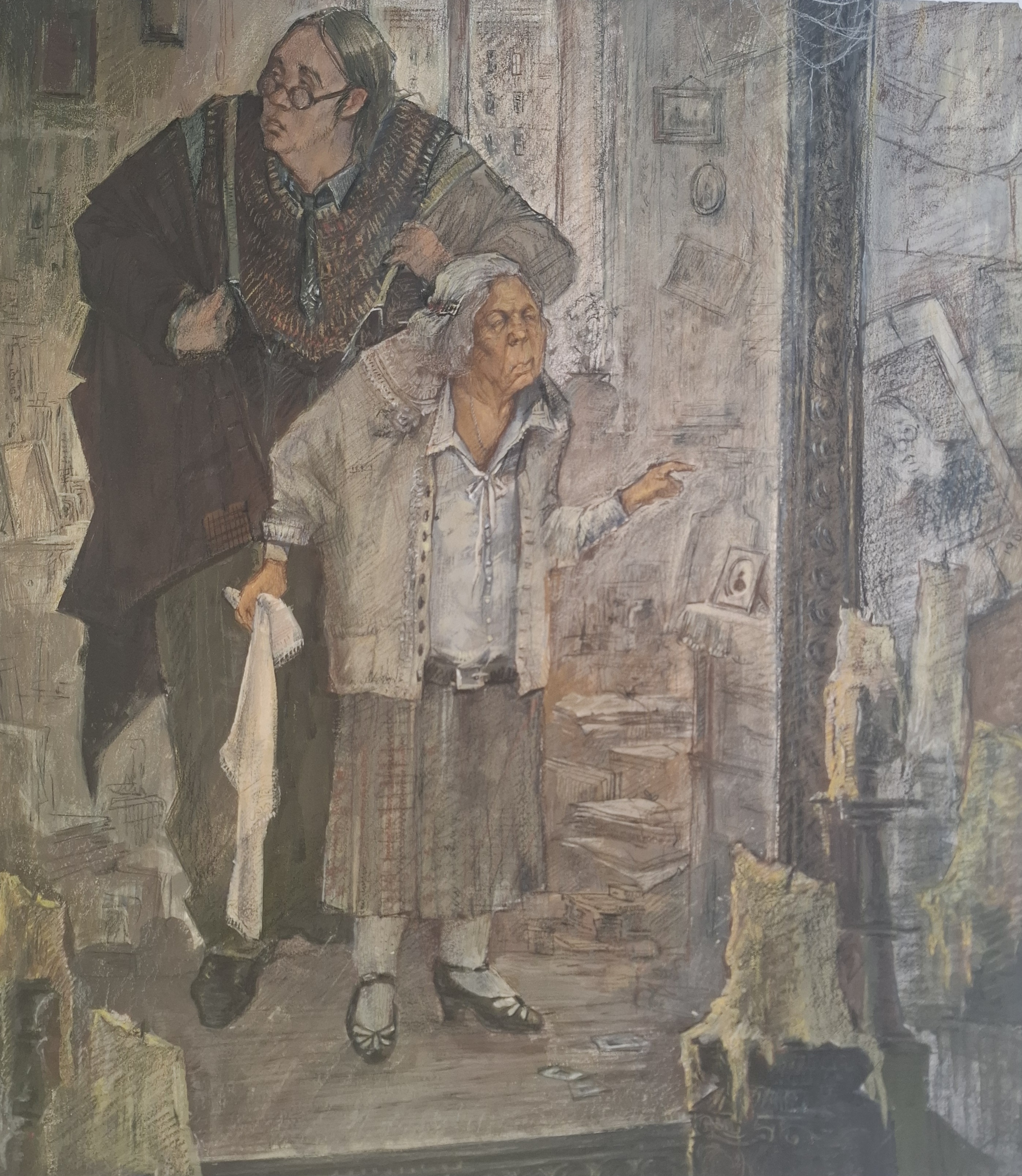 Иллюстрация к роману К.Вагинова «Гарпогониада»