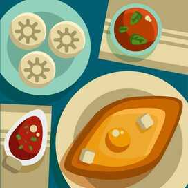 Иллюстрация для Ресторана