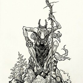 Лесная троллиха