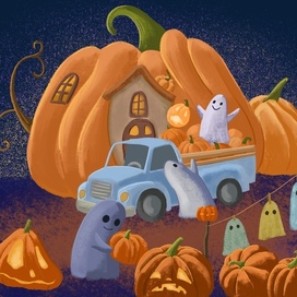 Хэллоуин у привидений