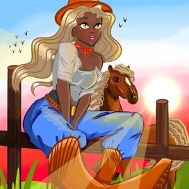 Девушка-ковбой