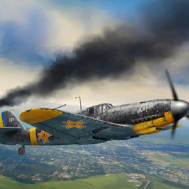 Румынский мессершмидт БФ109 Г