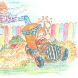 Незнайка - шофёр