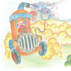 Незнайка - шофёр