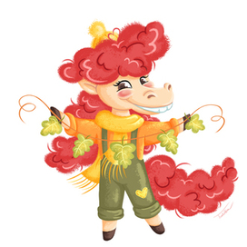 Красная Огненная Лошадка - символ 2026 г.