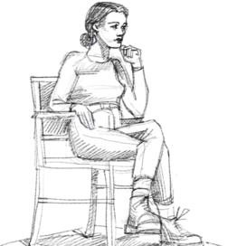 Набросок девушки 