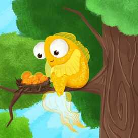 Р̶у̶с̶а̶л̶к̶а̶ рыбка на ветвях сидит