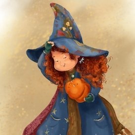 Ведьмочка и тыква