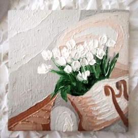 Белые тюльпаны 