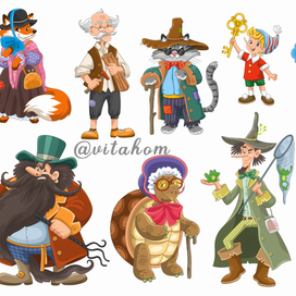 Буратино. Персонажи