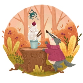  Барсук и пряный латте