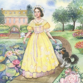 Старший аркан Шут(Королева Виктория в юности,2 вариант)