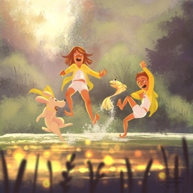 Желтые дождевики. Неожиданная встреча.