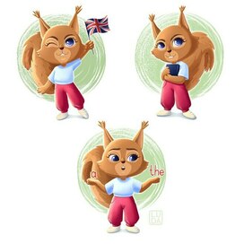 Бренд персонаж белочка Лекси