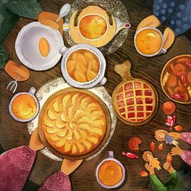 Теплое застолье