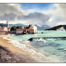 ,,Купальный сезон завершен,, Будва.Черногория.