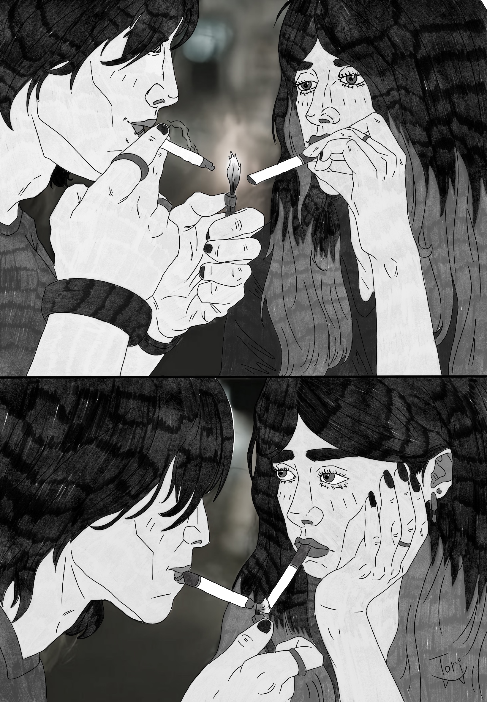 Инктобер2025 11.Жжение