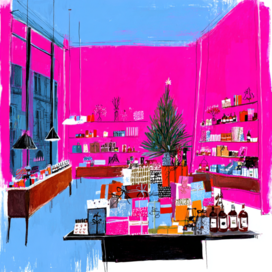 Новогодняя открытка Christmas vibe