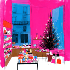 Новогодняя открытка Christmas vibe