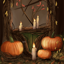 Атмосферные тыквы