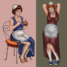 Персонаж для рекламы вареничной