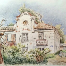 Белый особняк в Мещовске