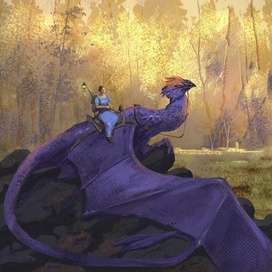 Иллюстрация для челленджа "Как приручить дракона"