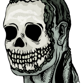 Оскал ожившего мертвеца