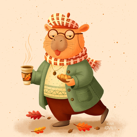 Маскот для кофейни