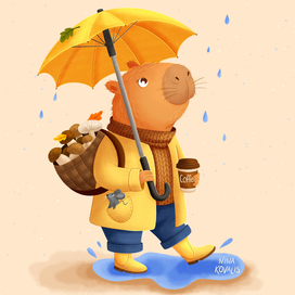 Маскот для кофейни