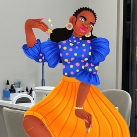 Иллюстрация для салона красоты