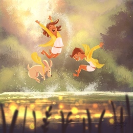 Желтые дождевики. Начало.