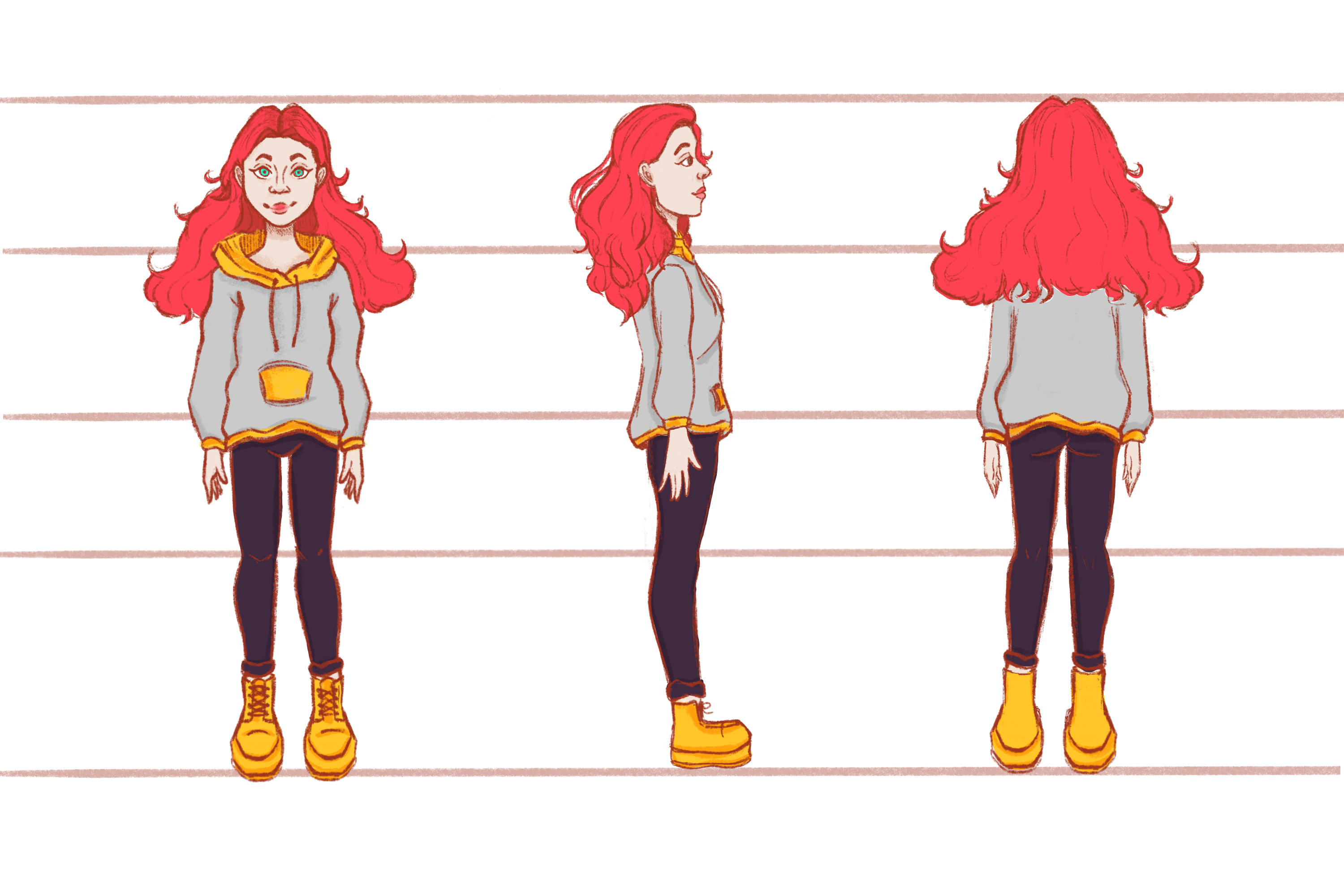 Создание дизайна персонажа Алисы | Проект "Stolen faces"